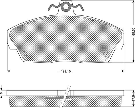 DJ Parts BP2019 - Тормозные колодки, дисковые, комплект autospares.lv