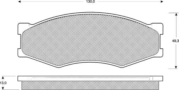 Procodis France PF1158 - Тормозные колодки, дисковые, комплект autospares.lv