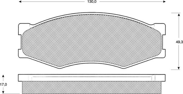 Procodis France PF1157 - Тормозные колодки, дисковые, комплект autospares.lv