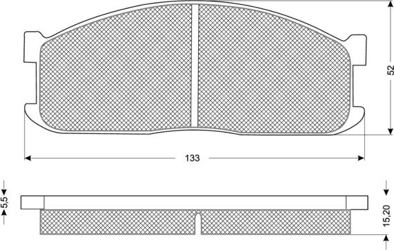 Procodis France PF1116 - Тормозные колодки, дисковые, комплект autospares.lv