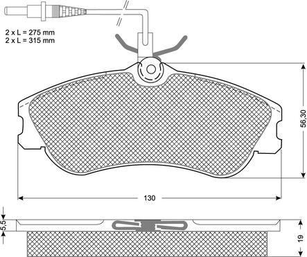 BENDIX 571919 - Тормозные колодки, дисковые, комплект autospares.lv