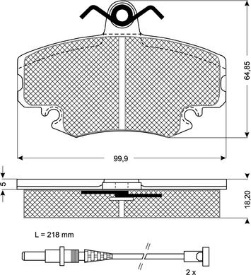 Procodis France PF1178 - Тормозные колодки, дисковые, комплект autospares.lv