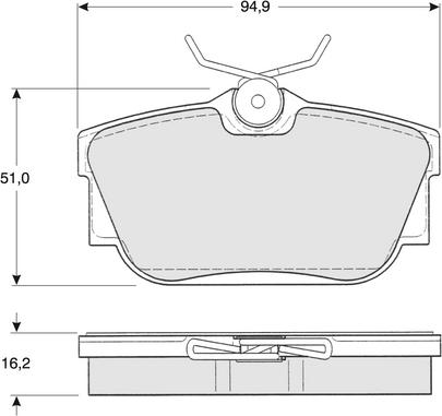 Procodis France PF1390 - Тормозные колодки, дисковые, комплект autospares.lv