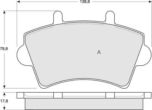 Procodis France PF1302 - Тормозные колодки, дисковые, комплект autospares.lv