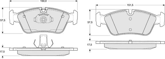 Procodis France PF1316 - Тормозные колодки, дисковые, комплект autospares.lv