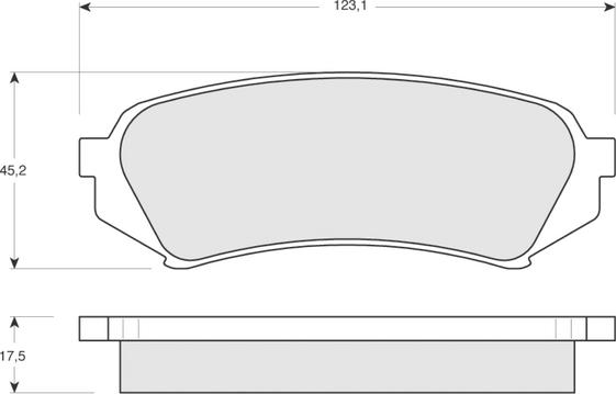 Procodis France PF1384 - Тормозные колодки, дисковые, комплект autospares.lv