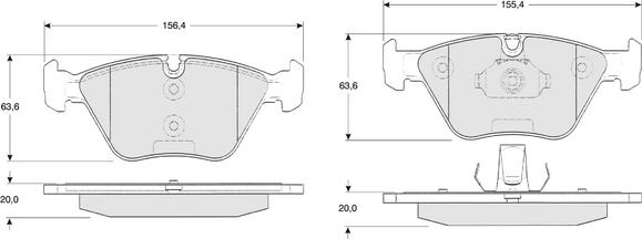 Procodis France PF1320 - Тормозные колодки, дисковые, комплект autospares.lv