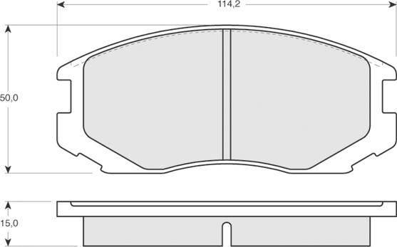 Procodis France PF1291 - Тормозные колодки, дисковые, комплект autospares.lv