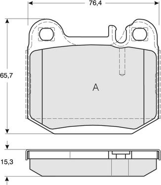 Procodis France PF1286 - Тормозные колодки, дисковые, комплект autospares.lv