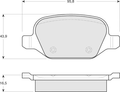 Procodis France PF1270 - Тормозные колодки, дисковые, комплект autospares.lv