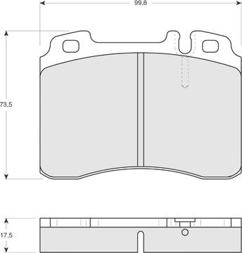 Procodis France PF1271 - Тормозные колодки, дисковые, комплект autospares.lv