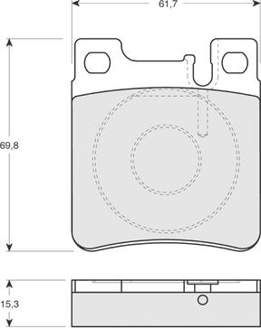 Textar 2130591 - Тормозные колодки, дисковые, комплект autospares.lv