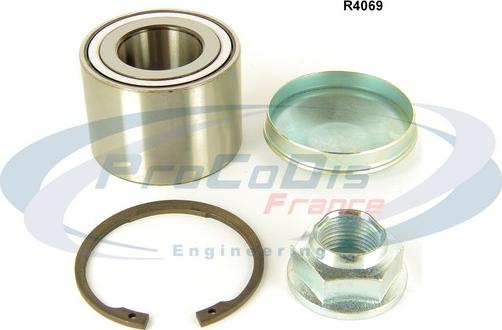 Procodis France R4069 - Подшипник ступицы колеса, комплект autospares.lv