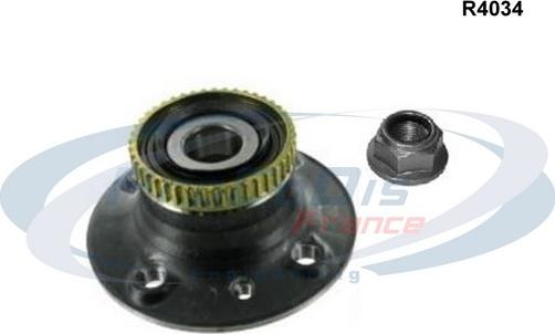 Procodis France R4034 - Подшипник ступицы колеса, комплект autospares.lv