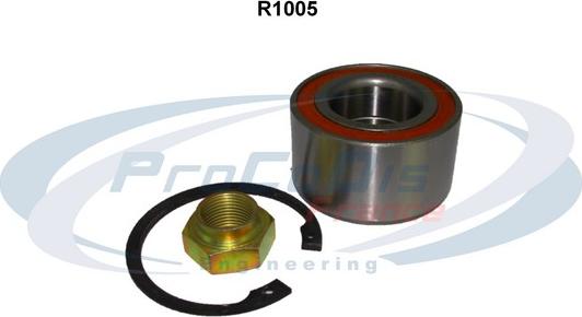 Procodis France R1005 - Подшипник ступицы колеса, комплект autospares.lv