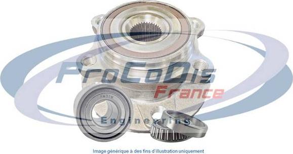 Procodis France R3010 - Подшипник ступицы колеса, комплект autospares.lv