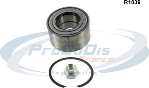 Procodis France R1039 - Подшипник ступицы колеса, комплект autospares.lv