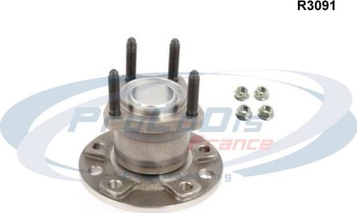 Procodis France R3091 - Подшипник ступицы колеса, комплект autospares.lv