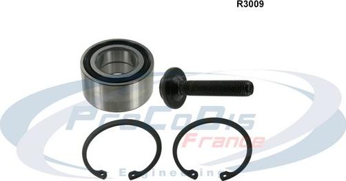 Procodis France R3009 - Подшипник ступицы колеса, комплект autospares.lv