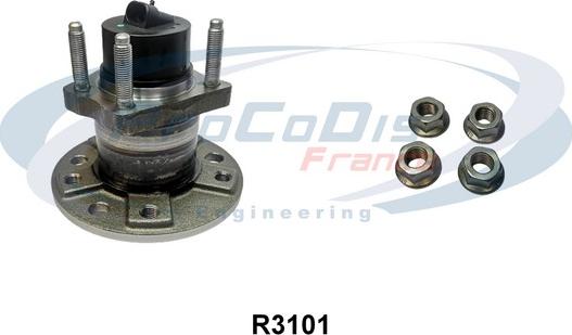 Procodis France R3101 - Подшипник ступицы колеса, комплект autospares.lv