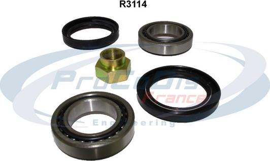 Procodis France R3114 - Подшипник ступицы колеса, комплект autospares.lv