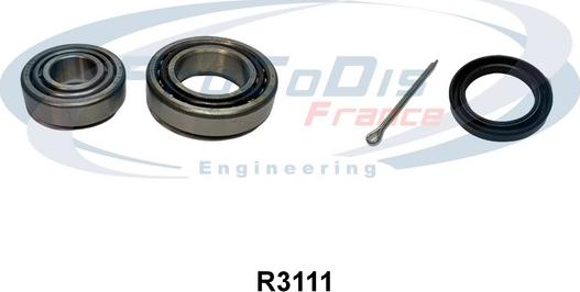 Procodis France R3111 - Подшипник ступицы колеса, комплект autospares.lv