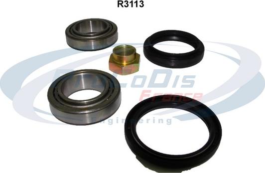 Procodis France R3113 - Подшипник ступицы колеса, комплект autospares.lv