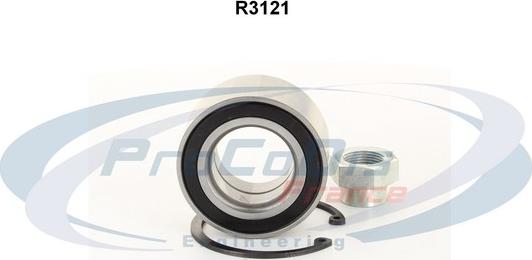 Procodis France R3121 - Подшипник ступицы колеса, комплект autospares.lv