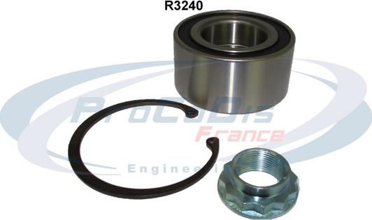 Procodis France R3240 - Подшипник ступицы колеса, комплект autospares.lv