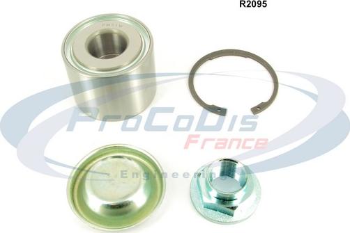Procodis France R2095 - Подшипник ступицы колеса, комплект autospares.lv