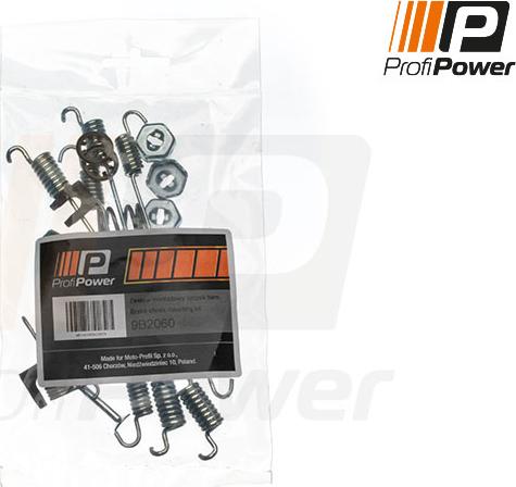 ProfiPower 9B2060 - Комплектующие, барабанный тормозной механизм autospares.lv