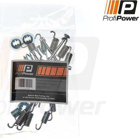 ProfiPower 9B2067 - Комплектующие, барабанный тормозной механизм autospares.lv