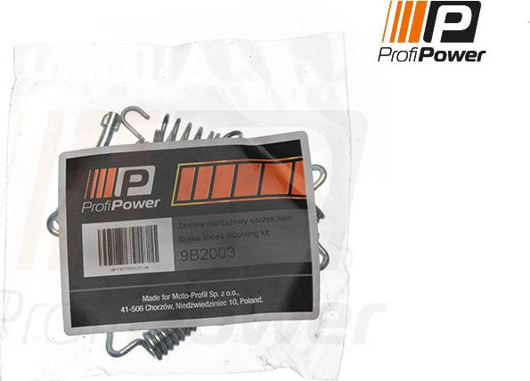 ProfiPower 9B2003 - Комплектующие, стояночная тормозная система autospares.lv