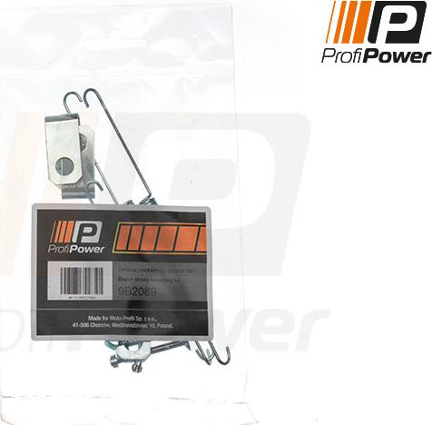 ProfiPower 9B2089 - Комплектующие, барабанный тормозной механизм autospares.lv