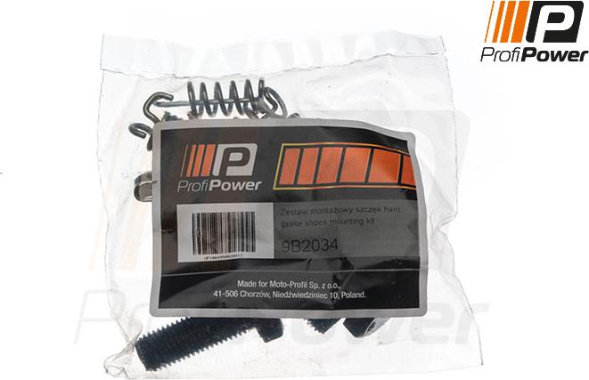 ProfiPower 9B2034 - Комплектующие, стояночная тормозная система autospares.lv