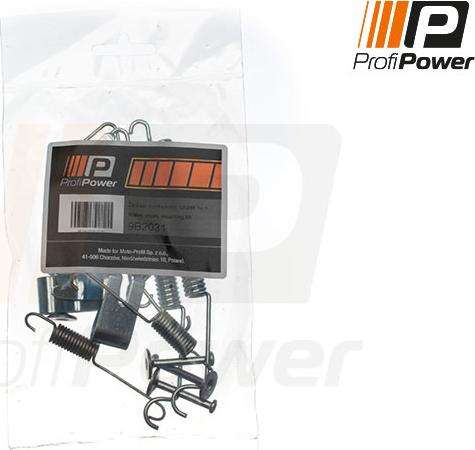 ProfiPower 9B2031 - Комплектующие, барабанный тормозной механизм autospares.lv