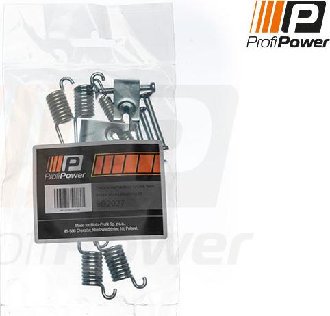 ProfiPower 9B2027 - Комплектующие, барабанный тормозной механизм autospares.lv