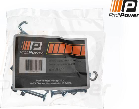 ProfiPower 9B2071 - Комплектующие, стояночная тормозная система autospares.lv