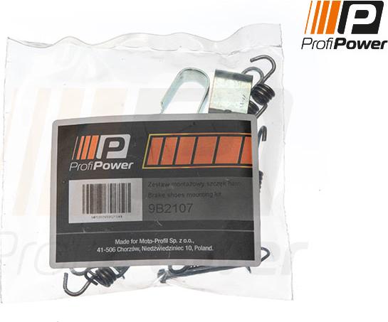 ProfiPower 9B2107 - Комплектующие, барабанный тормозной механизм autospares.lv