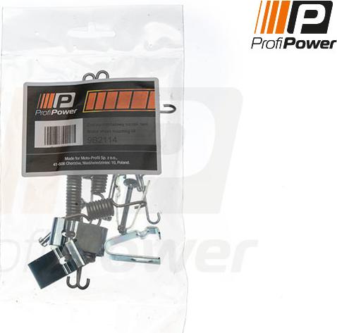 ProfiPower 9B2114 - Комплектующие, барабанный тормозной механизм autospares.lv