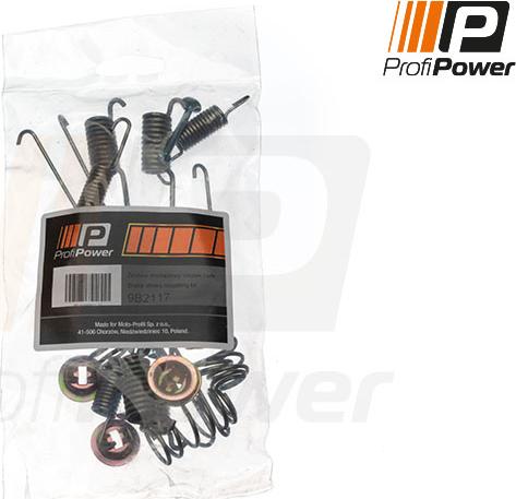 ProfiPower 9B2117 - Комплектующие, барабанный тормозной механизм autospares.lv