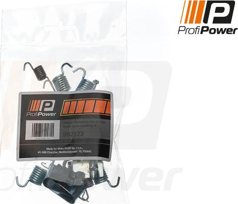 ProfiPower 9B2123 - Комплектующие, барабанный тормозной механизм autospares.lv