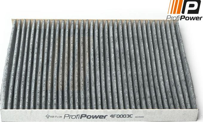 ProfiPower 4F0003C - Фильтр воздуха в салоне autospares.lv