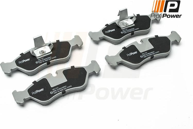 ProfiPower 1B1141 - Тормозные колодки, дисковые, комплект autospares.lv