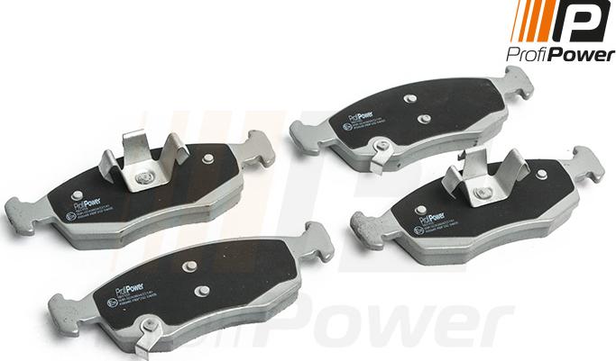 ProfiPower 1B1155 - Тормозные колодки, дисковые, комплект autospares.lv