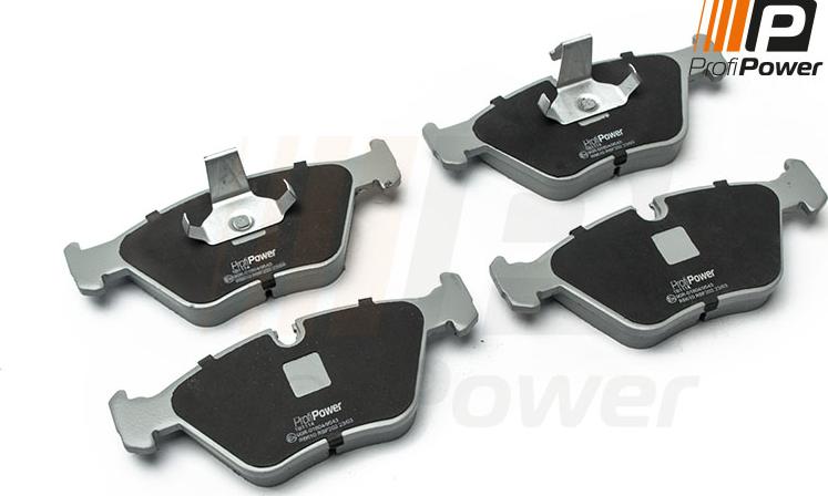ProfiPower 1B1114 - Тормозные колодки, дисковые, комплект autospares.lv