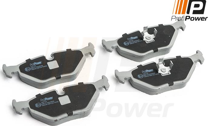 ProfiPower 1B2135 - Тормозные колодки, дисковые, комплект autospares.lv