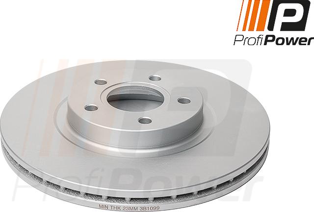 ProfiPower 3B1099 - Тормозной диск autospares.lv