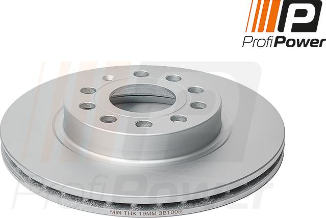 ProfiPower 3B1009 - Тормозной диск autospares.lv