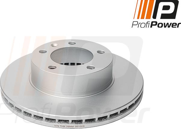ProfiPower 3B1088 - Тормозной диск autospares.lv